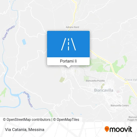Mappa Via Catania