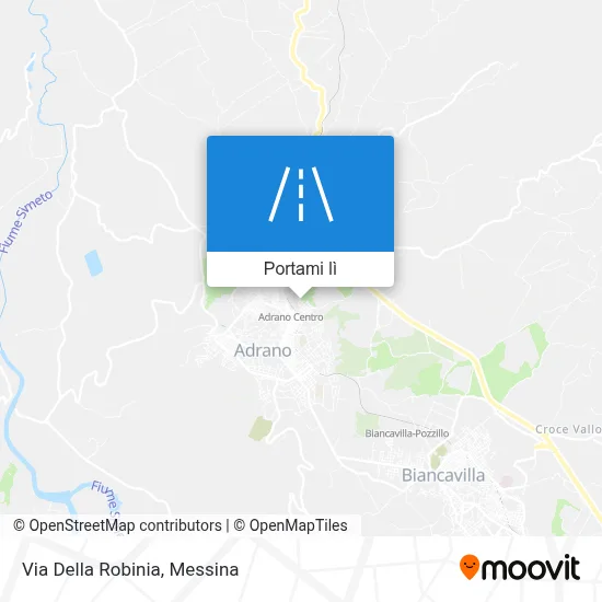 Mappa Via Della Robinia
