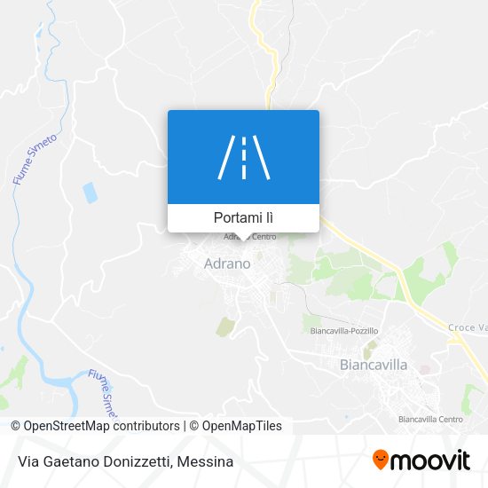 Mappa Via Gaetano Donizzetti