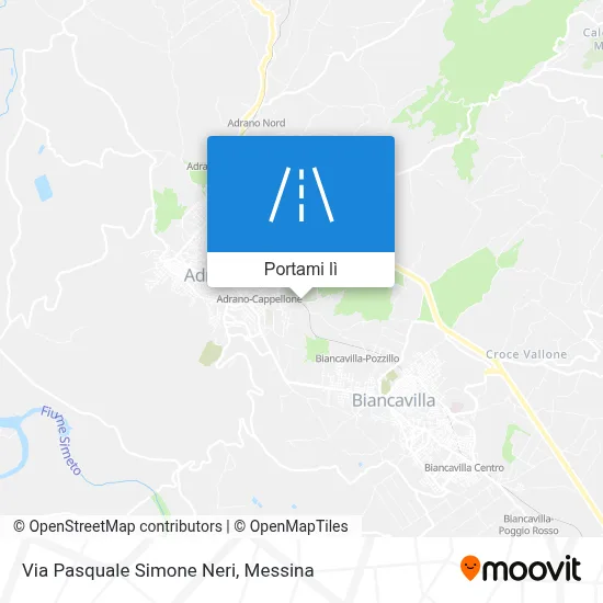 Mappa Via Pasquale Simone Neri