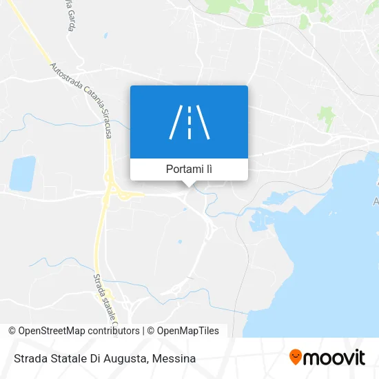 Mappa Strada Statale Di Augusta