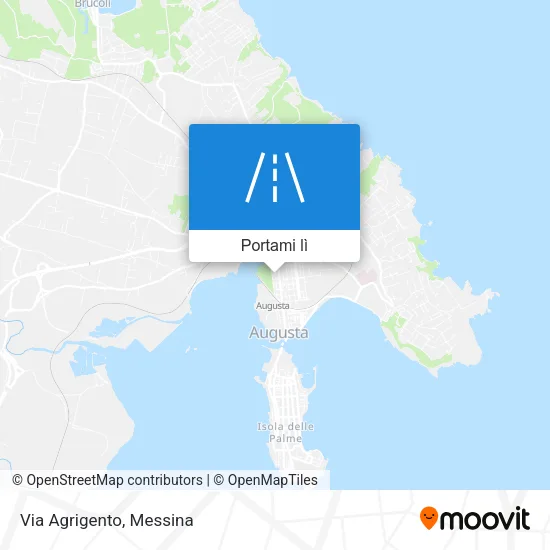 Mappa Via Agrigento