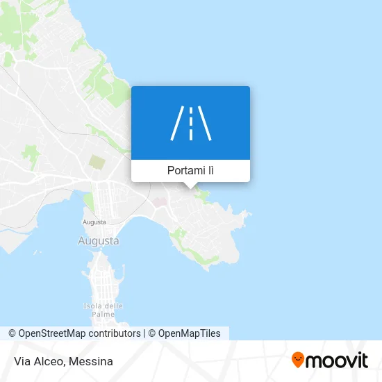 Mappa Via Alceo