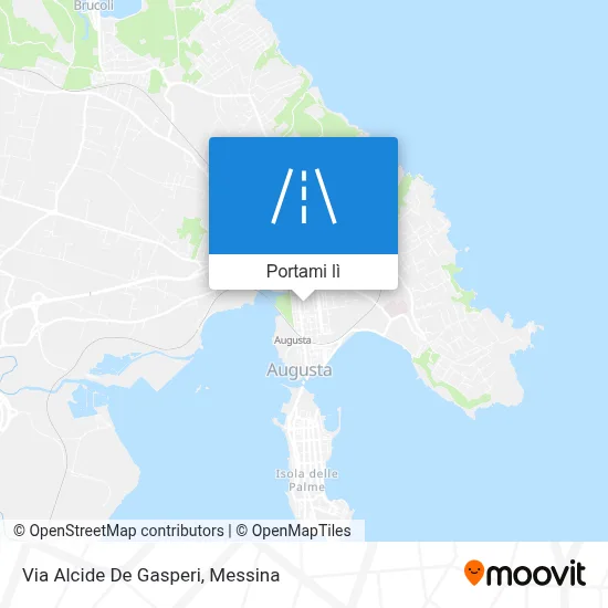 Mappa Via Alcide De Gasperi