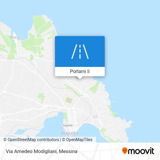 Mappa Via Amedeo Modigliani