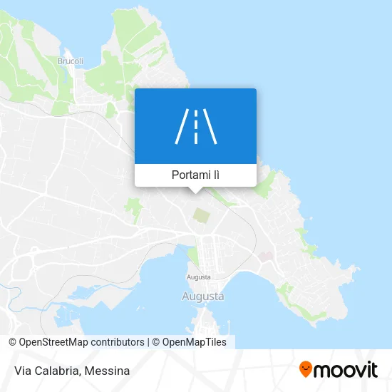 Mappa Via Calabria