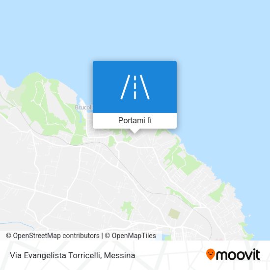 Mappa Via Evangelista Torricelli