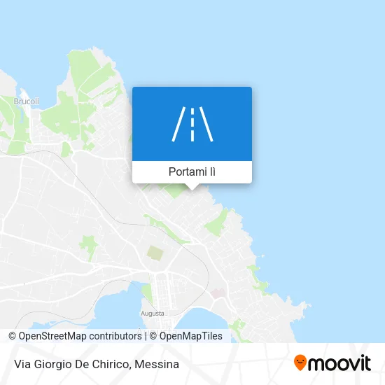 Mappa Via Giorgio De Chirico