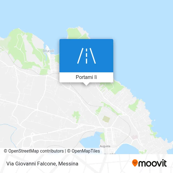 Mappa Via Giovanni Falcone