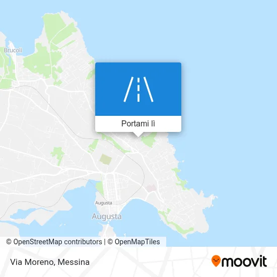 Mappa Via Moreno