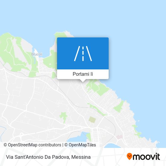 Mappa Via Sant'Antonio Da Padova