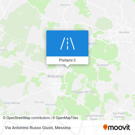 Mappa Via Antonino Russo Giusti