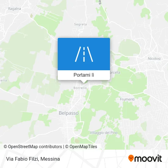 Mappa Via Fabio Filzi