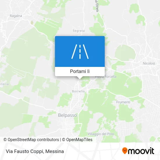 Mappa Via Fausto Coppi