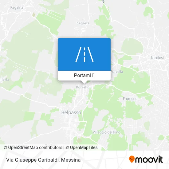 Mappa Via Giuseppe Garibaldi