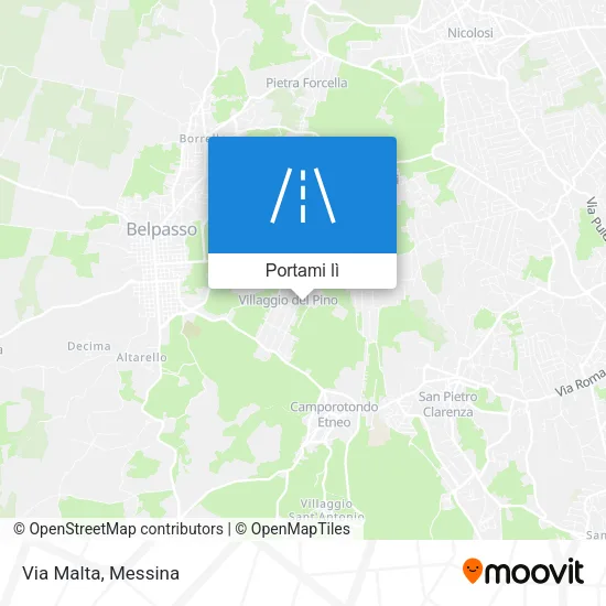 Mappa Via Malta