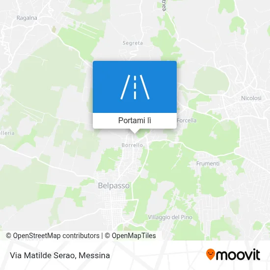 Mappa Via Matilde Serao