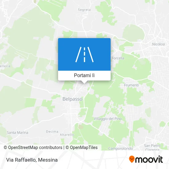 Mappa Via Raffaello
