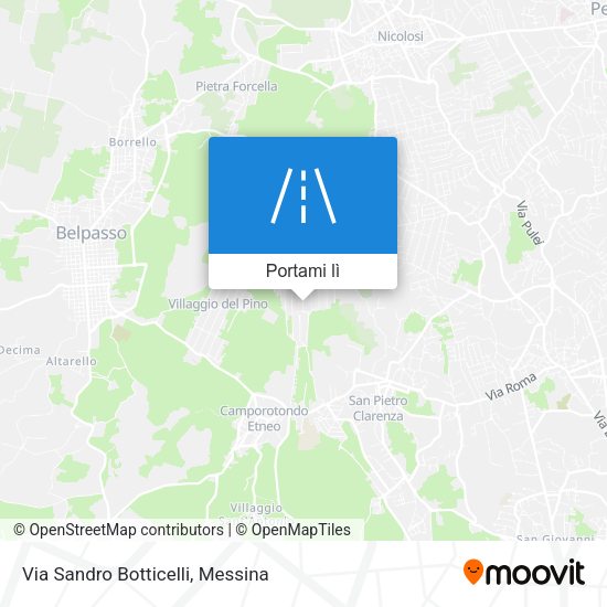 Mappa Via Sandro Botticelli