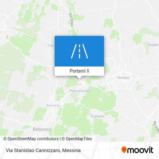 Mappa Via Stanislao Cannizzaro