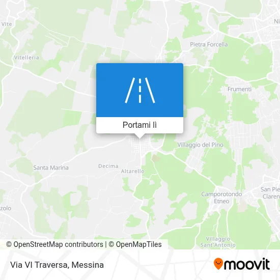 Mappa Via VI Traversa
