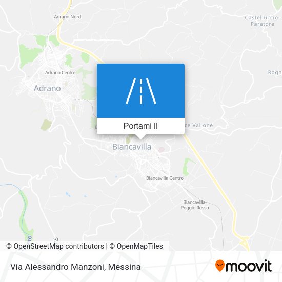 Mappa Via Alessandro Manzoni