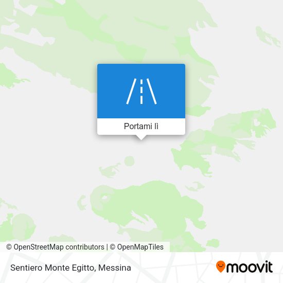 Mappa Sentiero Monte Egitto