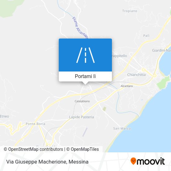 Mappa Via Giuseppe Macherione