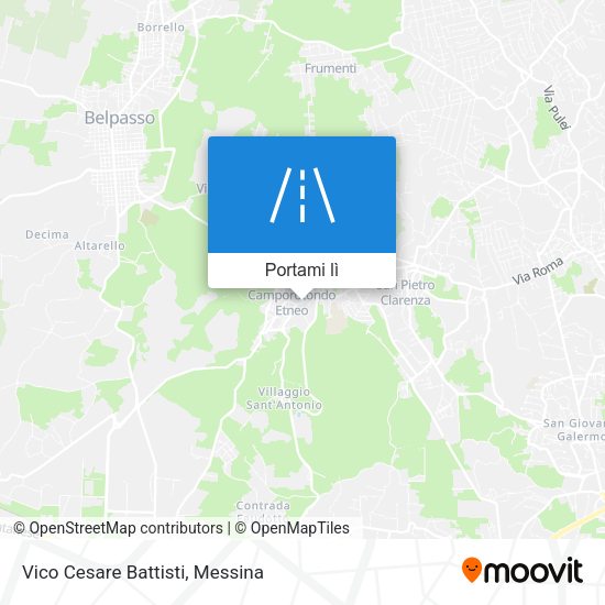 Mappa Vico Cesare Battisti