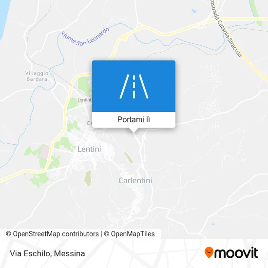 Mappa Via Eschilo