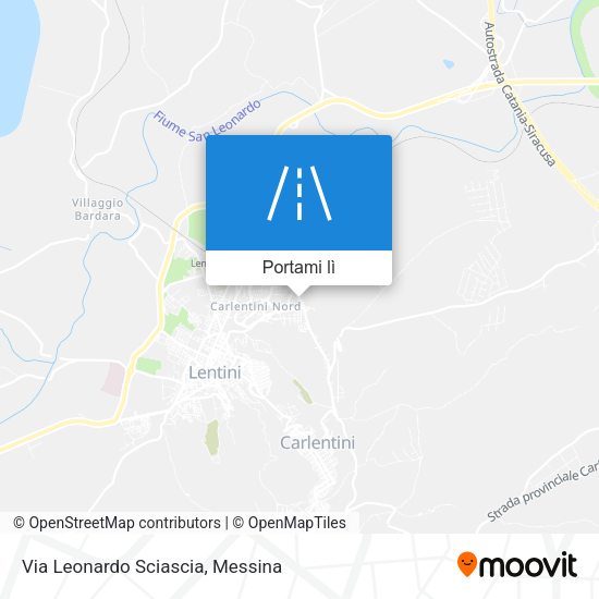 Mappa Via Leonardo Sciascia