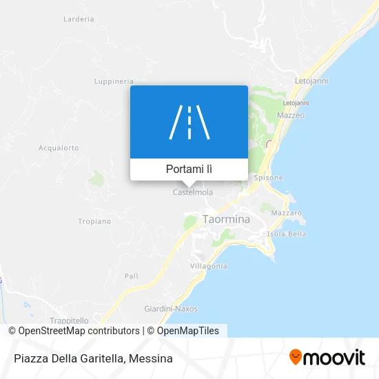 Mappa Piazza Della Garitella