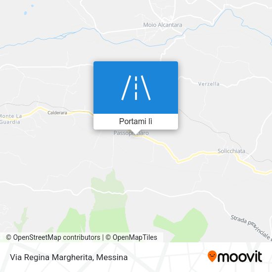 Mappa Via Regina Margherita