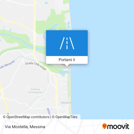 Mappa Via Mostella