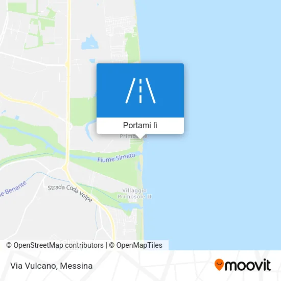 Mappa Via Vulcano