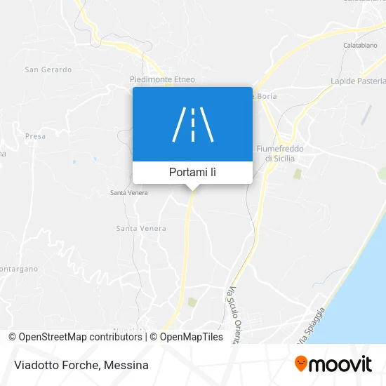 Mappa Viadotto Forche