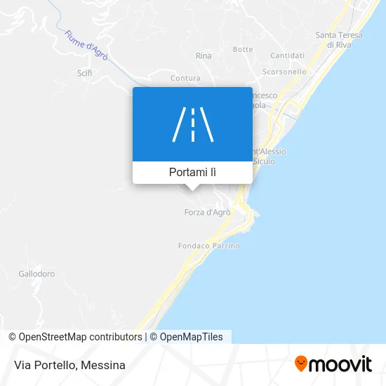 Mappa Via Portello