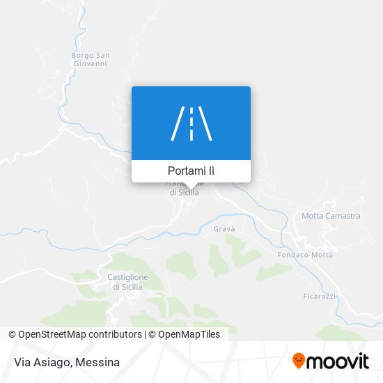 Mappa Via Asiago