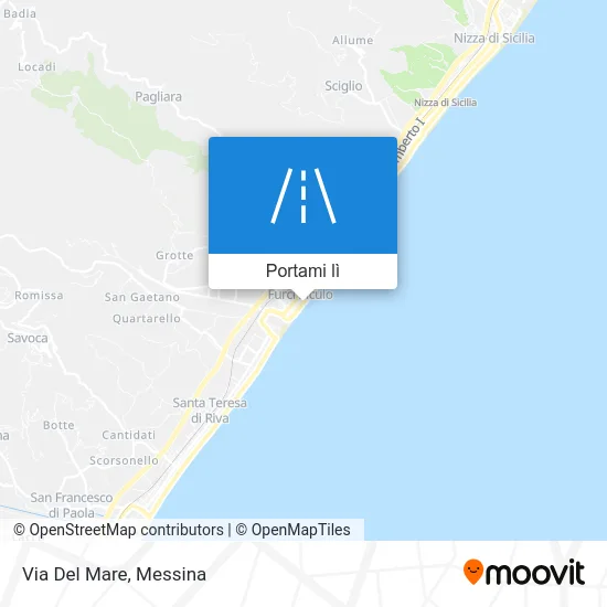Mappa Via Del Mare
