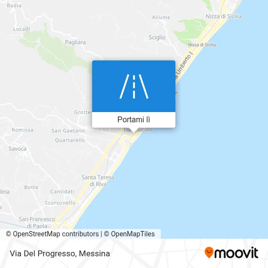 Mappa Via Del Progresso