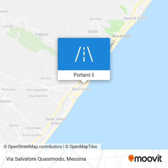 Mappa Via Salvatore Quasimodo