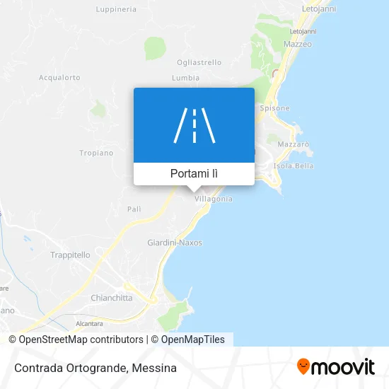 Mappa Contrada Ortogrande