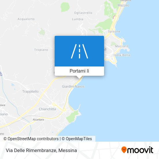 Mappa Via Delle Rimembranze