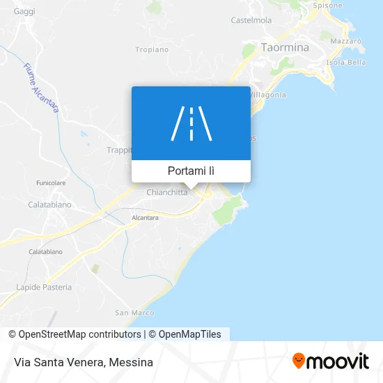 Mappa Via Santa Venera