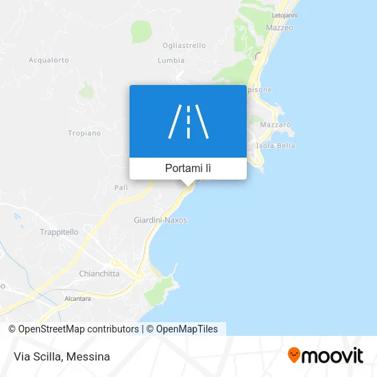 Mappa Via Scilla