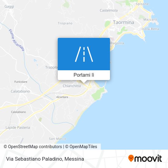 Mappa Via Sebastiano Paladino