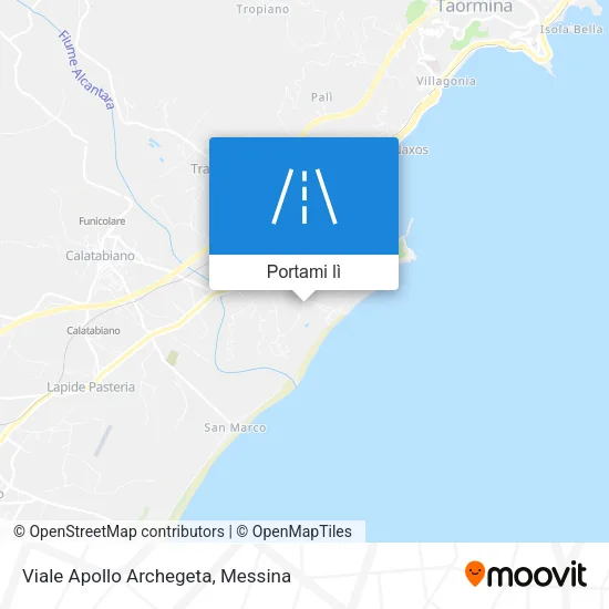 Mappa Viale Apollo Archegeta