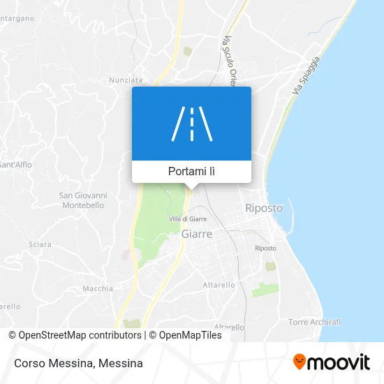 Mappa Corso Messina
