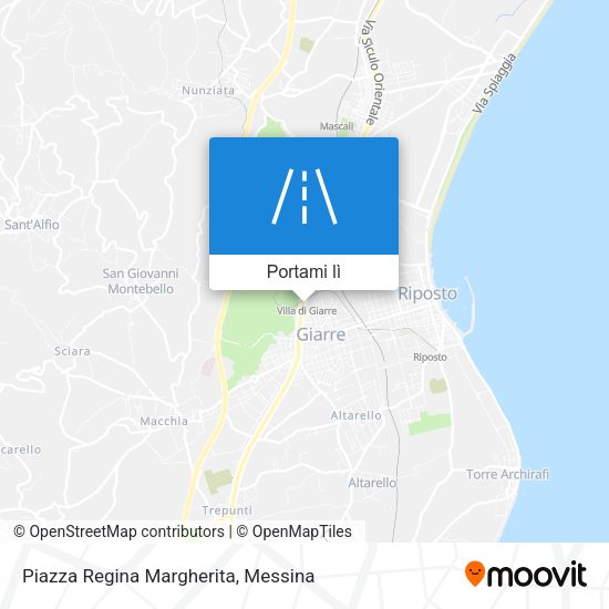 Mappa Piazza Regina Margherita