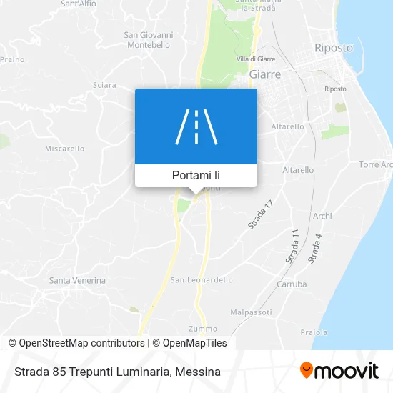 Mappa Strada 85 Trepunti Luminaria
